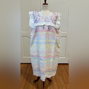 Paloma Embroidered Mexican Dress Is Made In Oaxaca